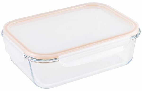 Контейнер стеклянный с герметичной пластиковой крышкой ТМ Hitt (Хитт)