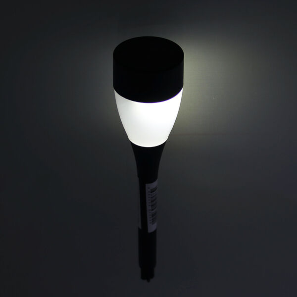 Inbloom фонарь садовый на солн. батарее, 4.5х25.5см, 1х1 1.2v 2/3ааа 100mah, 1led*белый, пластик