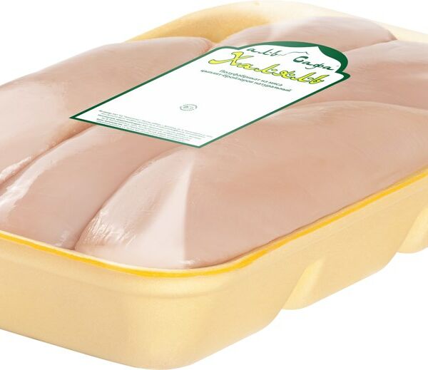 Филе куриное Халяль охл. подложка вес до 1.3 кг