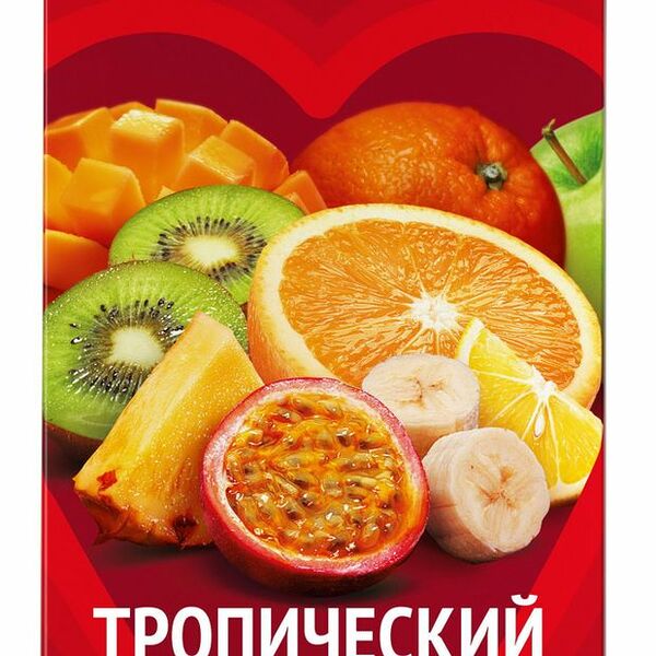 Нектар Любимый Мультифрукт с мякотью, 0.95 л