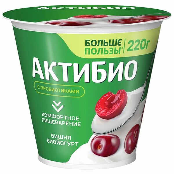 Йогурт Актибио вишня 2.9% 220г