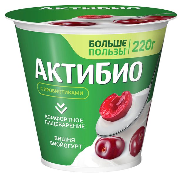 

Йогурт АктиБио вишня 2.9 % 220 г