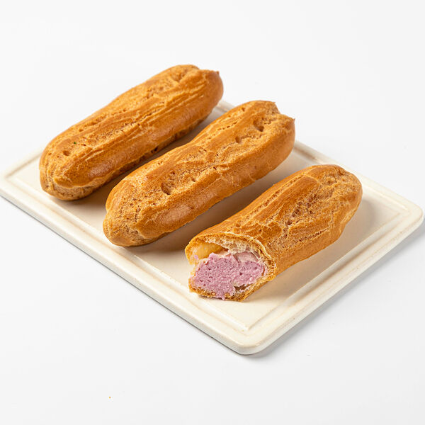 Пирожное заварное с рикоттой и малиной_РП