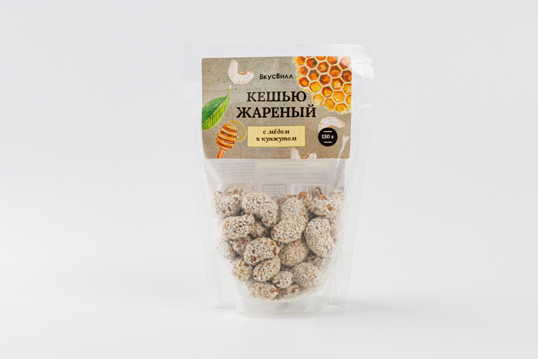 

Кешью жареный с медом и кунжутом, 130 г
