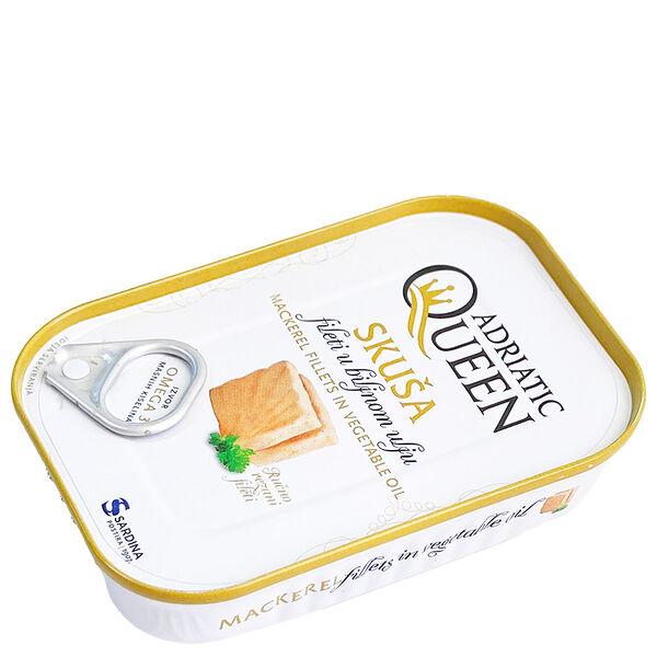 Филе скумбрии атлантической в растительном масле Adriatic Queen, 105 г
