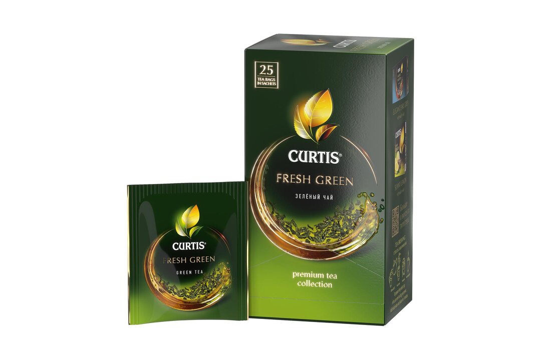 

Чай зеленый Curtis Fresh Green 25 шт. х 1.7 г