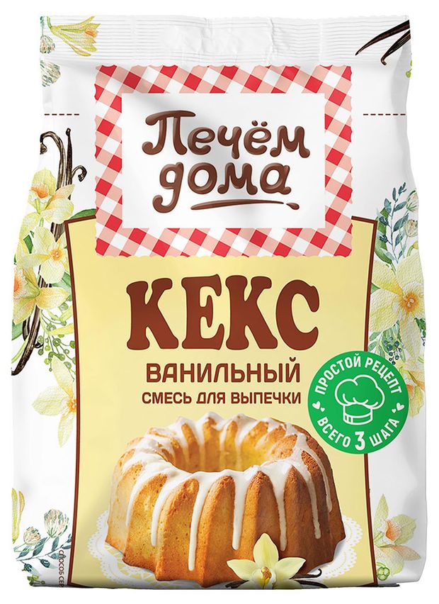 

Смесь для выпечки Печём дома Кекс ванильный, 300 г