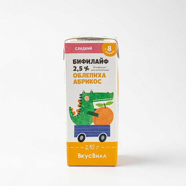 Бифилайф детский Облепиха-абрикос 2,5%
