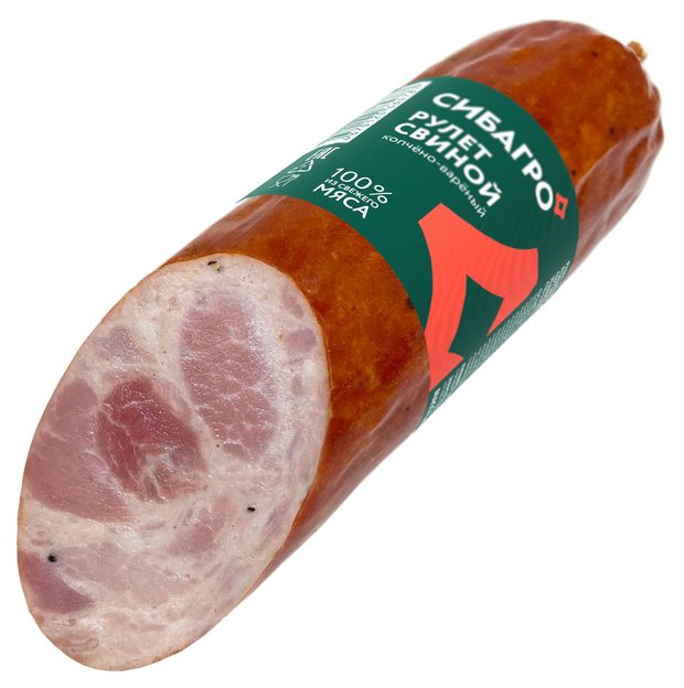 

Рулет свиной СибАгро копчено-вареный 350 г