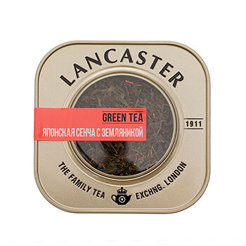 Чай зеленый Lancaster Cенча с земляникой и сафлором листовой