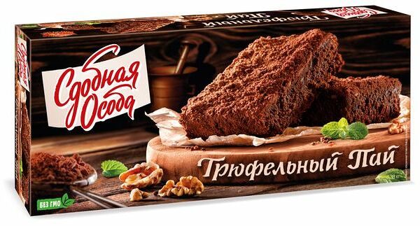 Пирог Трюфельный Пай Сдобная особа шоколадный, 380 г