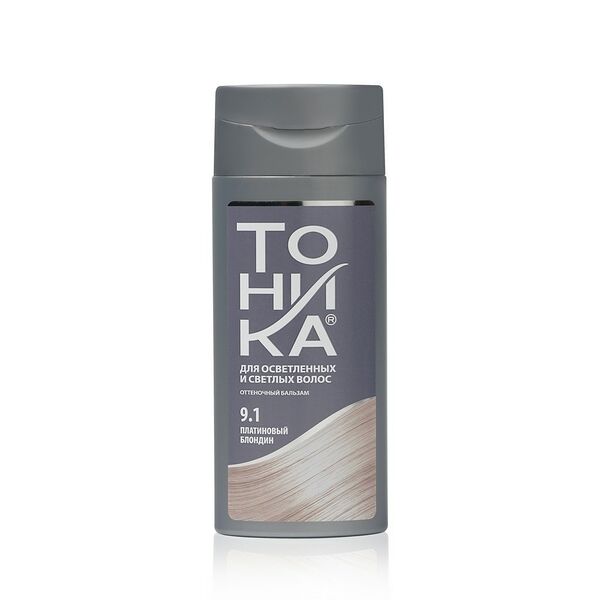 Бальзам оттеночный для волос Тоника для осветленных и светлых волос, оттенок 9.1, платиновый блондин