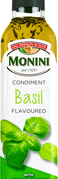 Масло оливковое Monini нерафинированное с ароматом Базилика