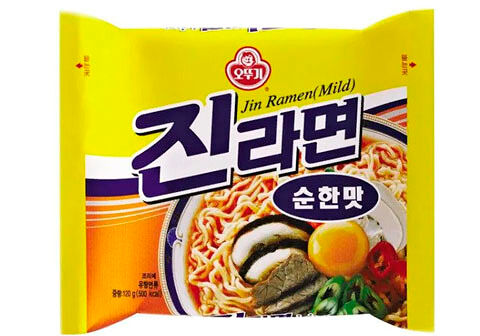 Лапша Ottogi Джин Рамен Mild, 120г