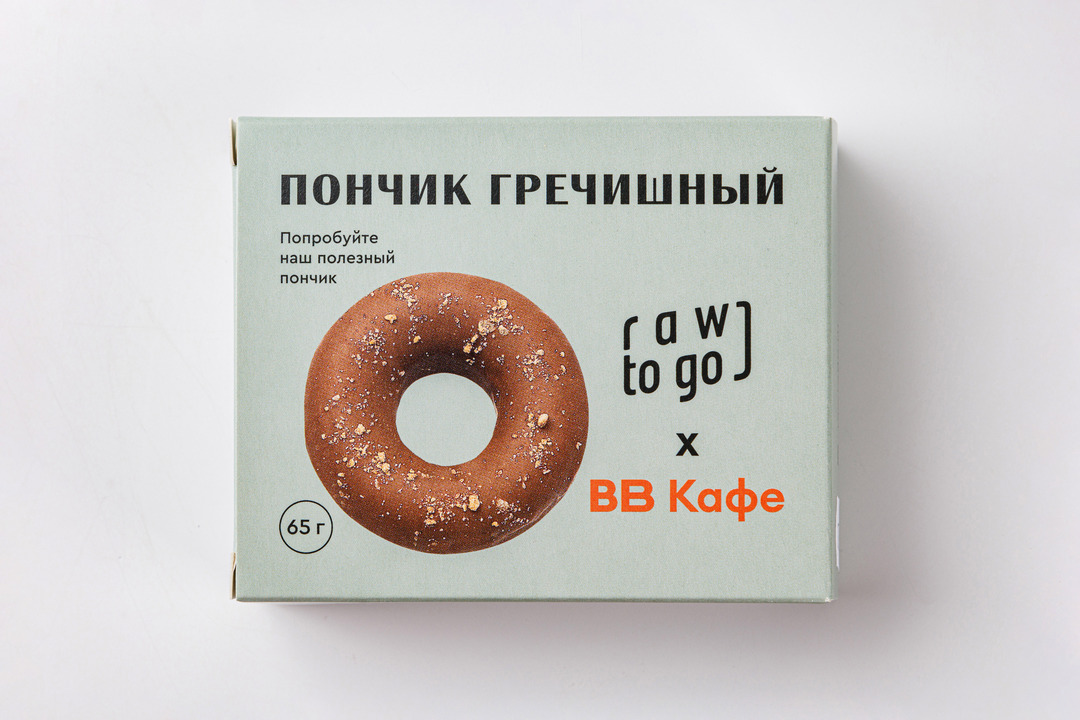 

Пончик веган ВкусВилл кафе с семенами гречихи в шоколаде 65 г