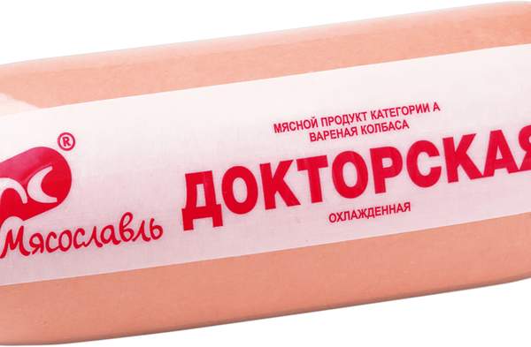 Колбаса МЯСОСЛАВЛЬ Докторская ГОСТ в/у вес 