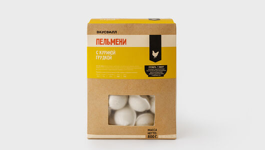 Пельмени с куриной грудкой замороженные