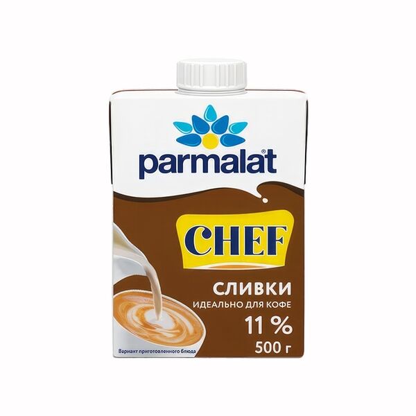 Сливки Parmalat ультрапастеризованные 11% 500 г