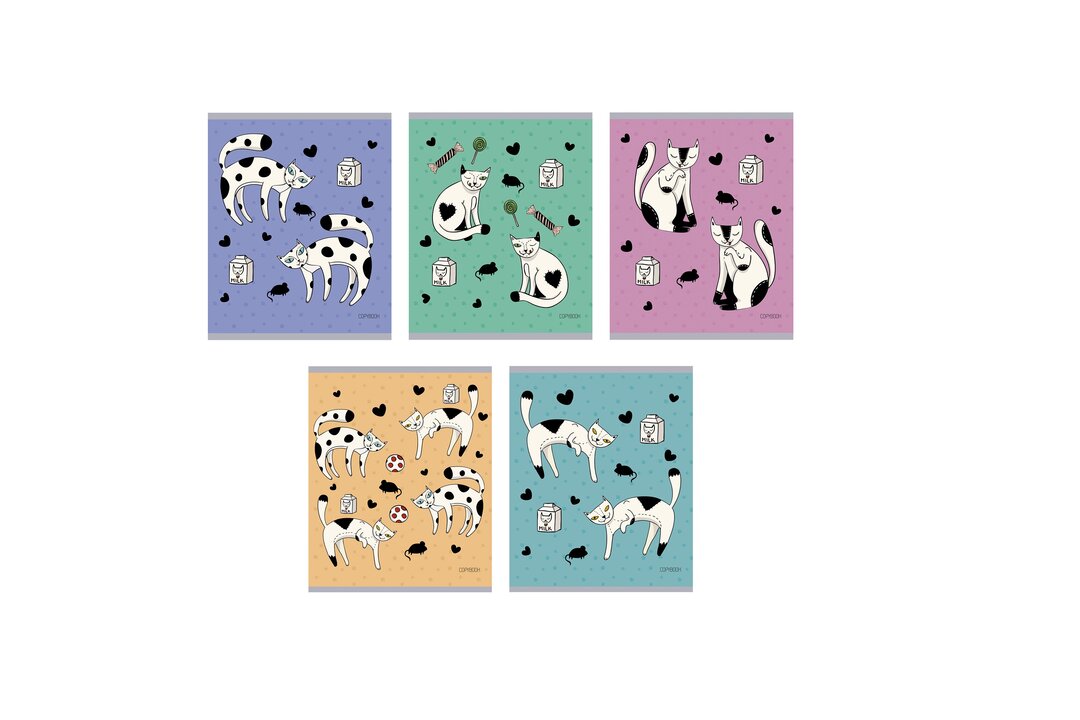 

Тетрадь общая Listoff Игры друзей А5 96 листов в клетку на скрепке 1 шт., дизайн в ассортименте