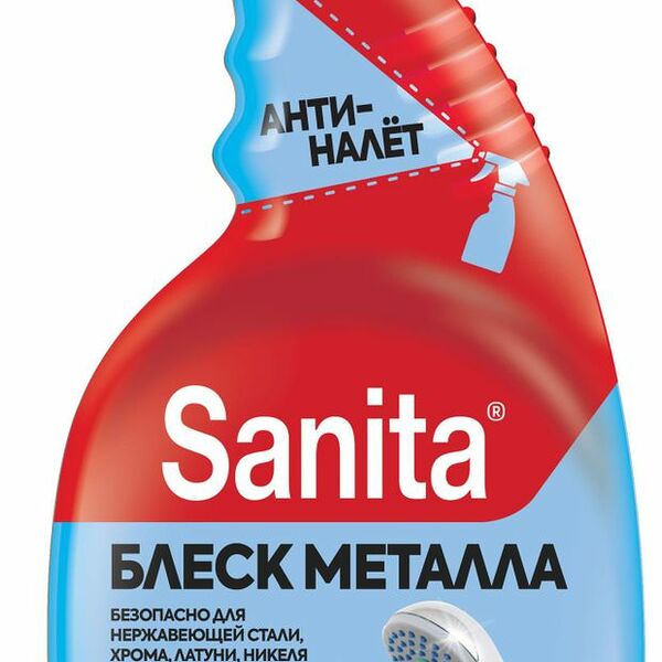 Чистящее средство Sanita Блеск металла