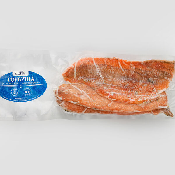 Горбуша филе без кожи замороженное