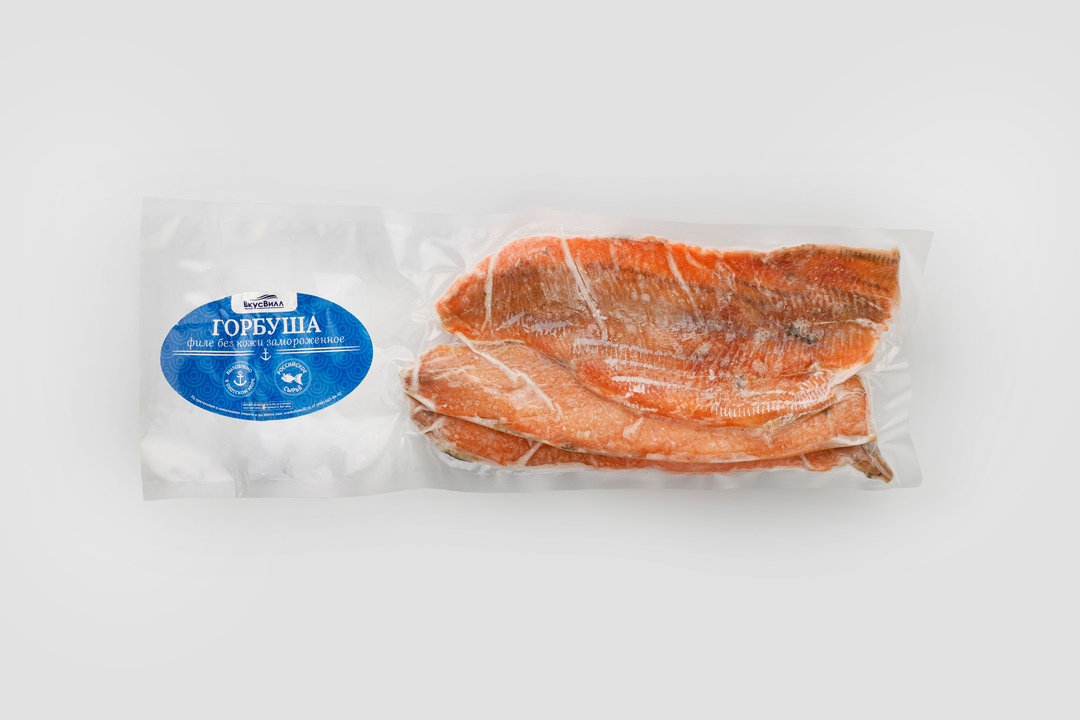 

Горбуша филе без кожи замороженное вес