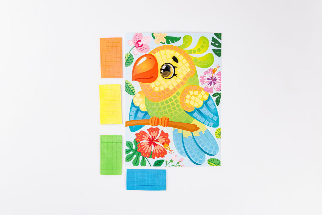 

Аппликация "Попугай"