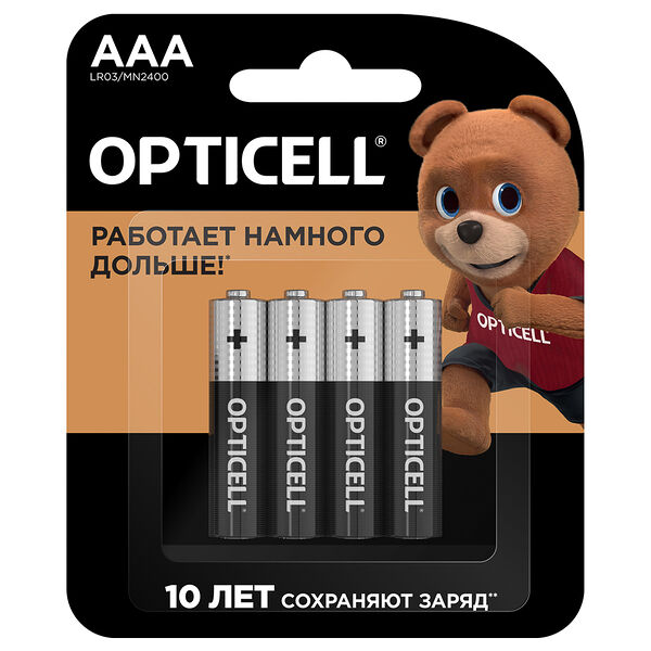 Opticell basic батарейки ААА 4шт