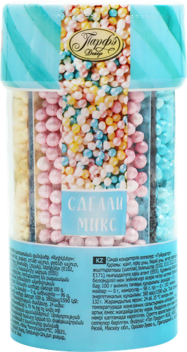 

Посыпки кондитерские Парфэ Декор Шарики жемчуг декоративные 132 г