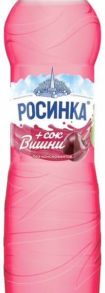 Напиток Липецкая Лайт со вкусом Вишни на основе минеральной природной воды среднегазированный, 1.5л