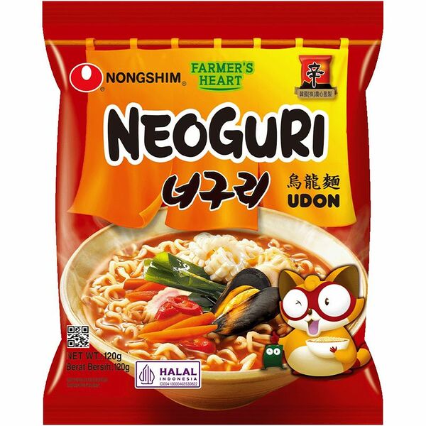 Лапша Nongshim Неогури с морепродуктами острая быстрого приготовления 120 г