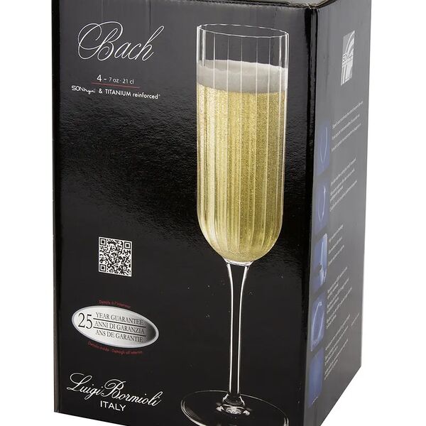 Бокалы Bormioli Luigi Bach для игристых вин, 4 шт.