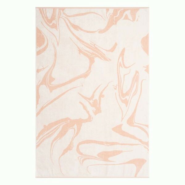 Полотенце махровое Cleanelly Nougat, 100х150 см, пестротканное, бежевый, хлопок, 460 г/м2