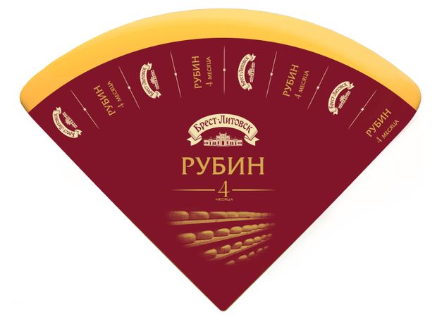 

Сыр полутвердый Брест-Литовск Рубин 50% БЗМЖ, вес