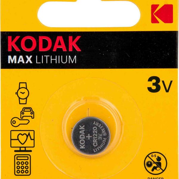 Батарейка Kodak Max Lithium CR1220 3V