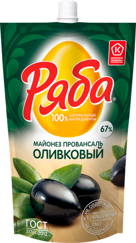 

Майонез Ряба Провансаль оливковый 67% 330 г