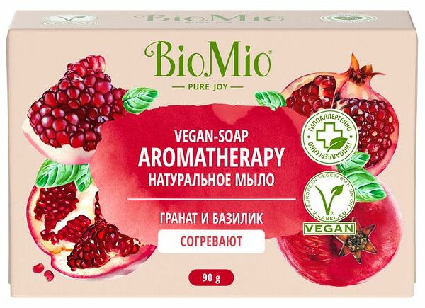 Мыло BioMio Bio-Soap Гранат и базилик, 90 г