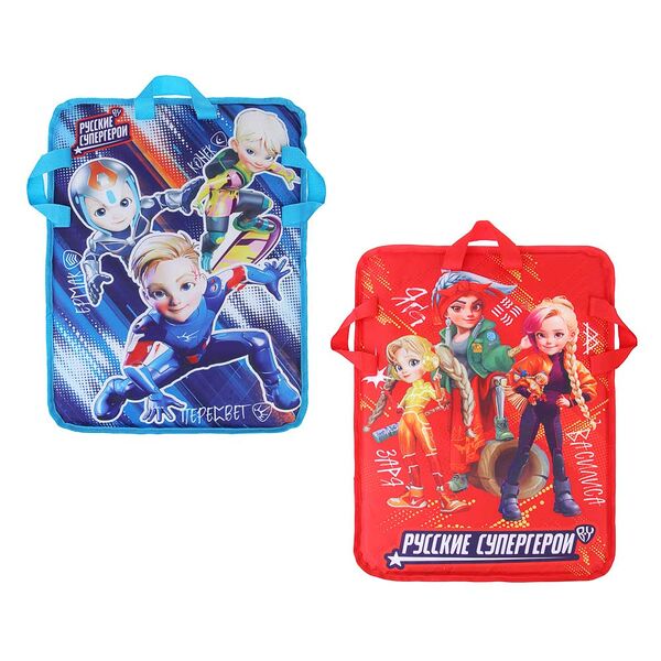 By русские супергерои ледянка мягкая, 54x40см, оксфорд 420d, ppe 1.5см, пвх