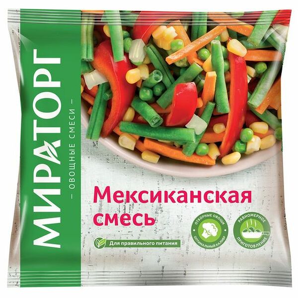 Овощная смесь Мексиканская Мираторг замороженная, 400г