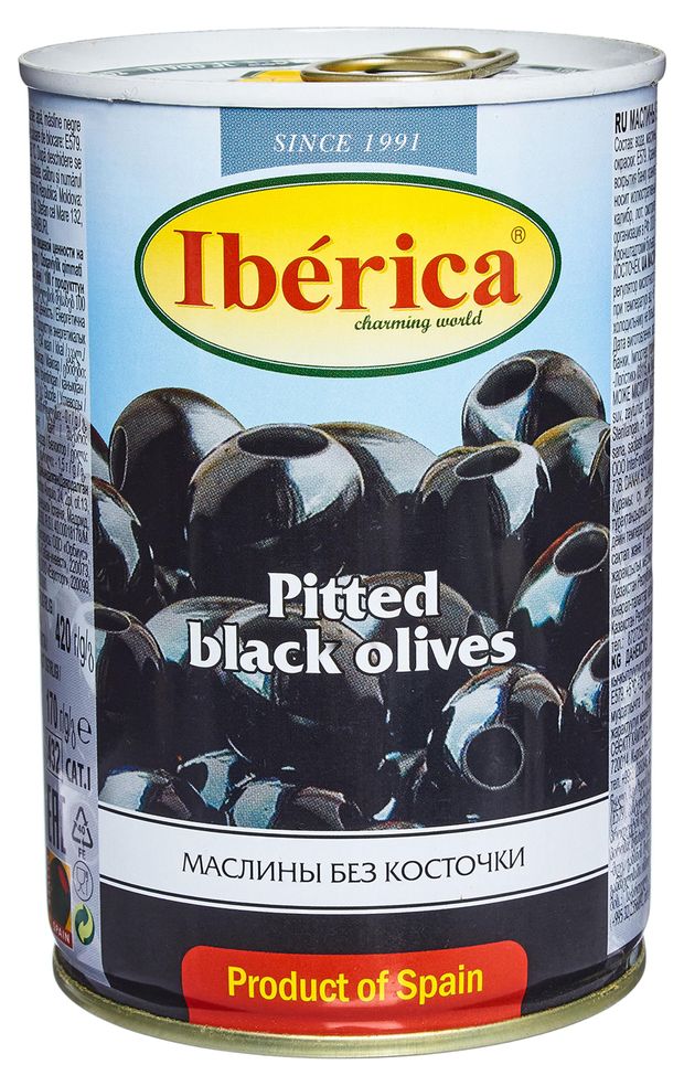 

Маслины Iberica без косточки 420г