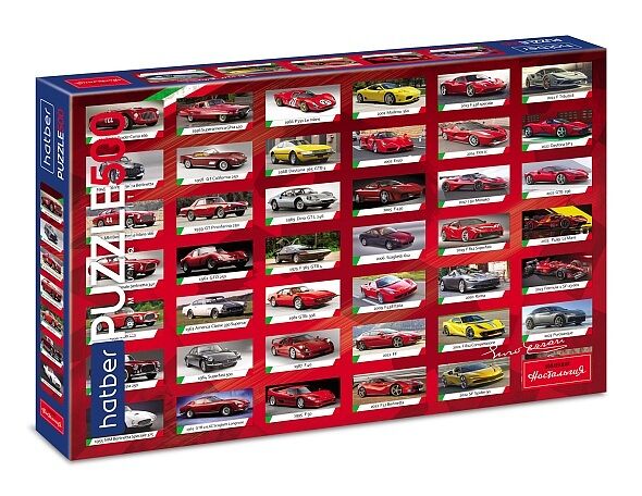 Premium Пазлы-игра 500 элементов А2ф 480х330мм Ностальгия-Автомобили мира