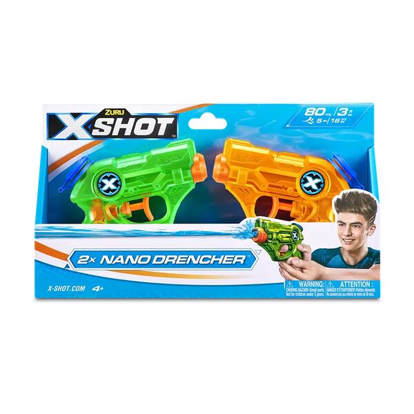 Игрушка ZURU X-Shot Water Nano Drencher 2 шт.