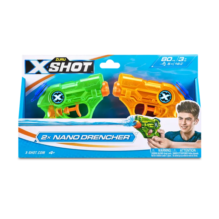 

Игрушка ZURU X-Shot Water Nano Drencher 2 шт