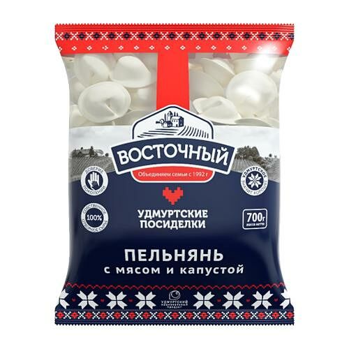 Пельнянь Восточный Удмуртские посиделки Мясо с капустой 700 г