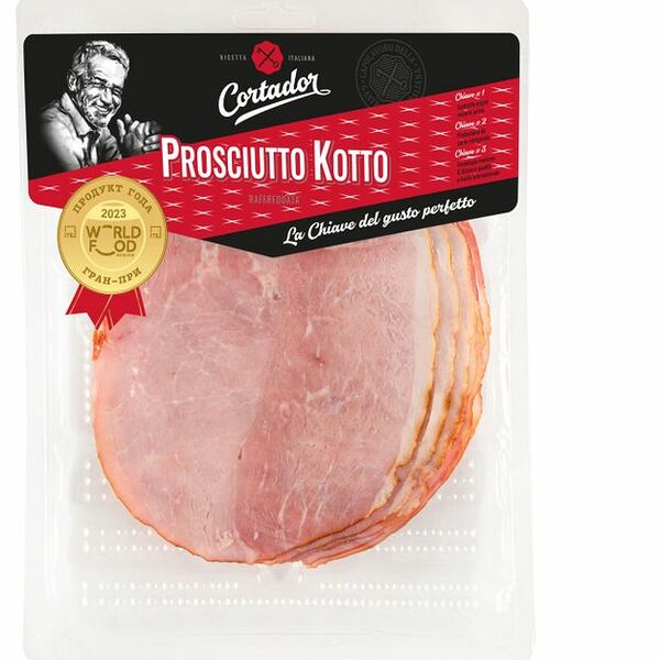 Окорок копчёно-варёный Cortador Prosciutto Cotto нарезка, 170г
