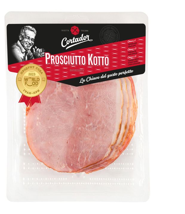 

Окорок копчёно-варёный Cortador Prosciutto Cotto нарезка 170 г