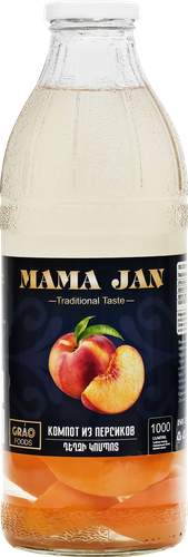 

Компот Mama Jan из персиков натуральный