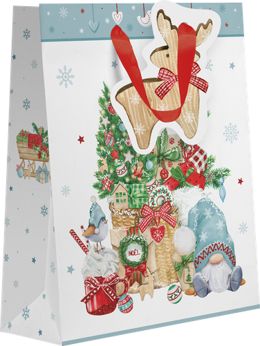 

Пакет подарочный Сканди, 22,7х18х10см, премиум, Арт. MА, в ассортименте