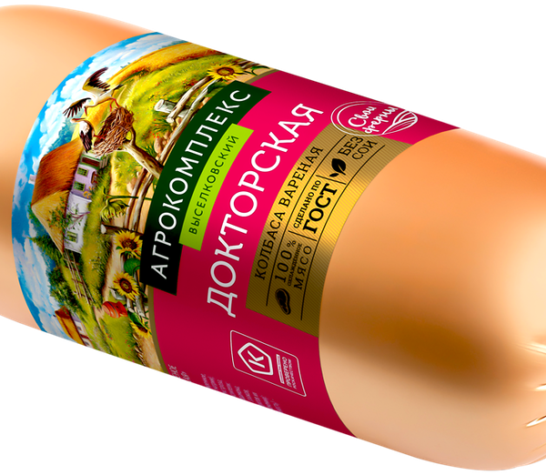 Колбаса вареная Агрокомплекс Докторская 500г