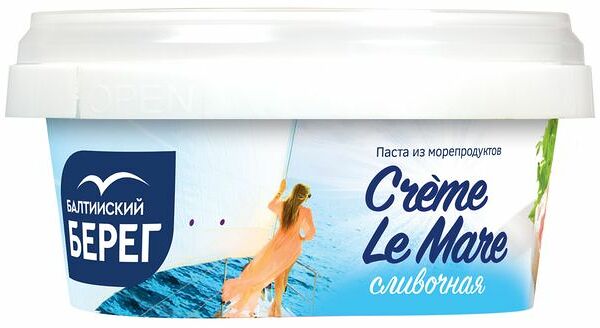 Паста Балтийский Берег Creme le Mare из морепродуктов сливочная 150г